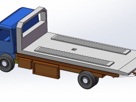 平板式清障车的设计[毕业论文+Solidworks模型+CAD图纸]