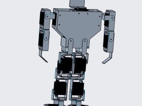 两足行走机器人行走结构部分设计[毕业论文+三维模型+CAD图纸]