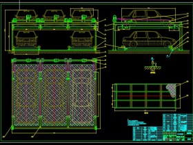 自动立体车库结构设计[毕业论文+CAD图纸]