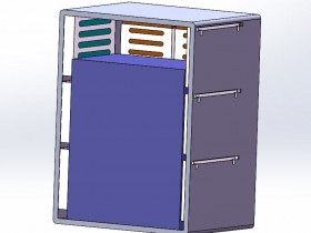 电子机箱结构设计[毕业论文+Solidworks三维+CAD图纸]
