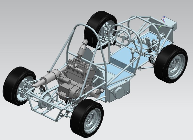 大学生方程式赛车(FSAE)总体设计[毕业论文+UG三维+CAD图纸]