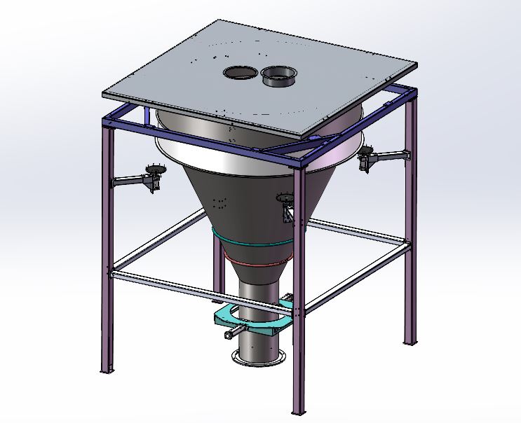 自动校秤功能秤斗结构及控制系统设计[毕业论文+Solidworks三维+CAD图纸]