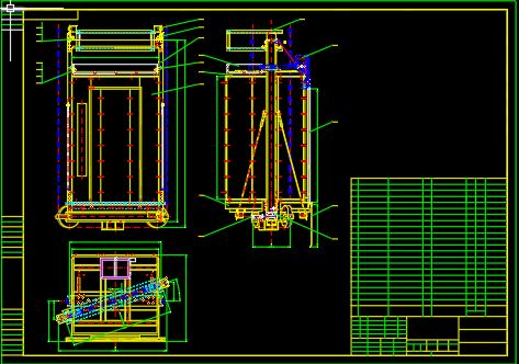 TKJ系列电梯轿厢结构设计[毕业论文+Solidworks三维+CAD图纸]